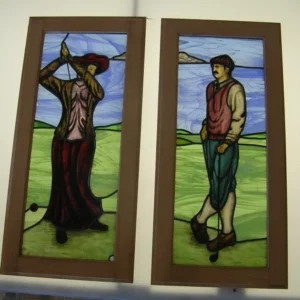 Custom Painted And Fired Stained Glass (2)